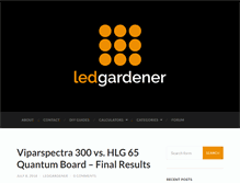 Tablet Screenshot of ledgardener.com